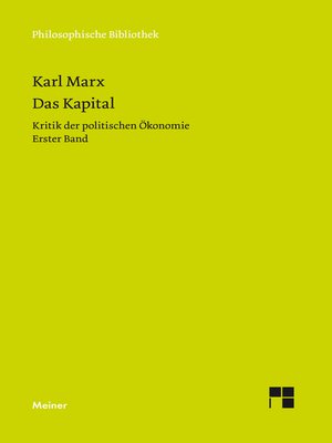 cover image of Das Kapital